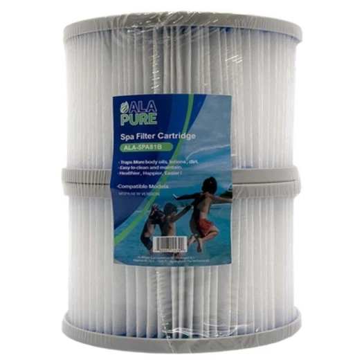 Alapure Spa Wasserfilter ohne Filterhalter geeignet für MSpa / SC802 / 40104 (2 Stück)
